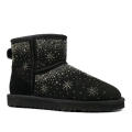 Wasserresistente Diamantlammfell-Ugg-Stiefel